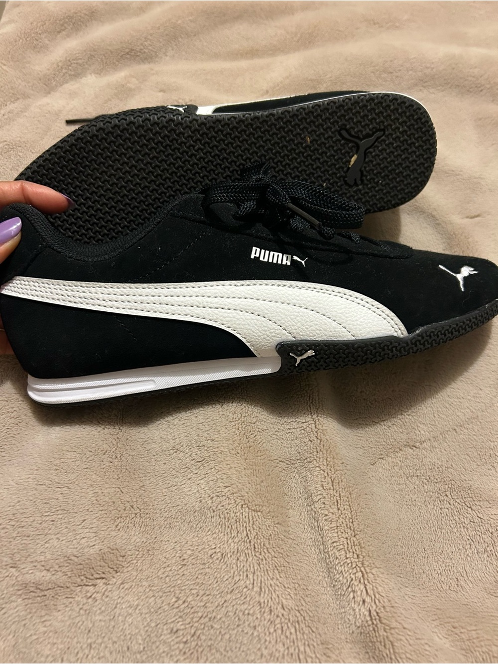 Puma Black and White Bella Donna Sneakers